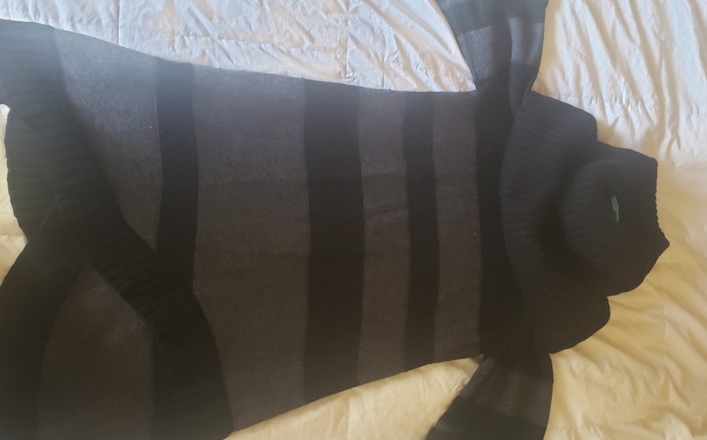 Sweater turtleneck dress